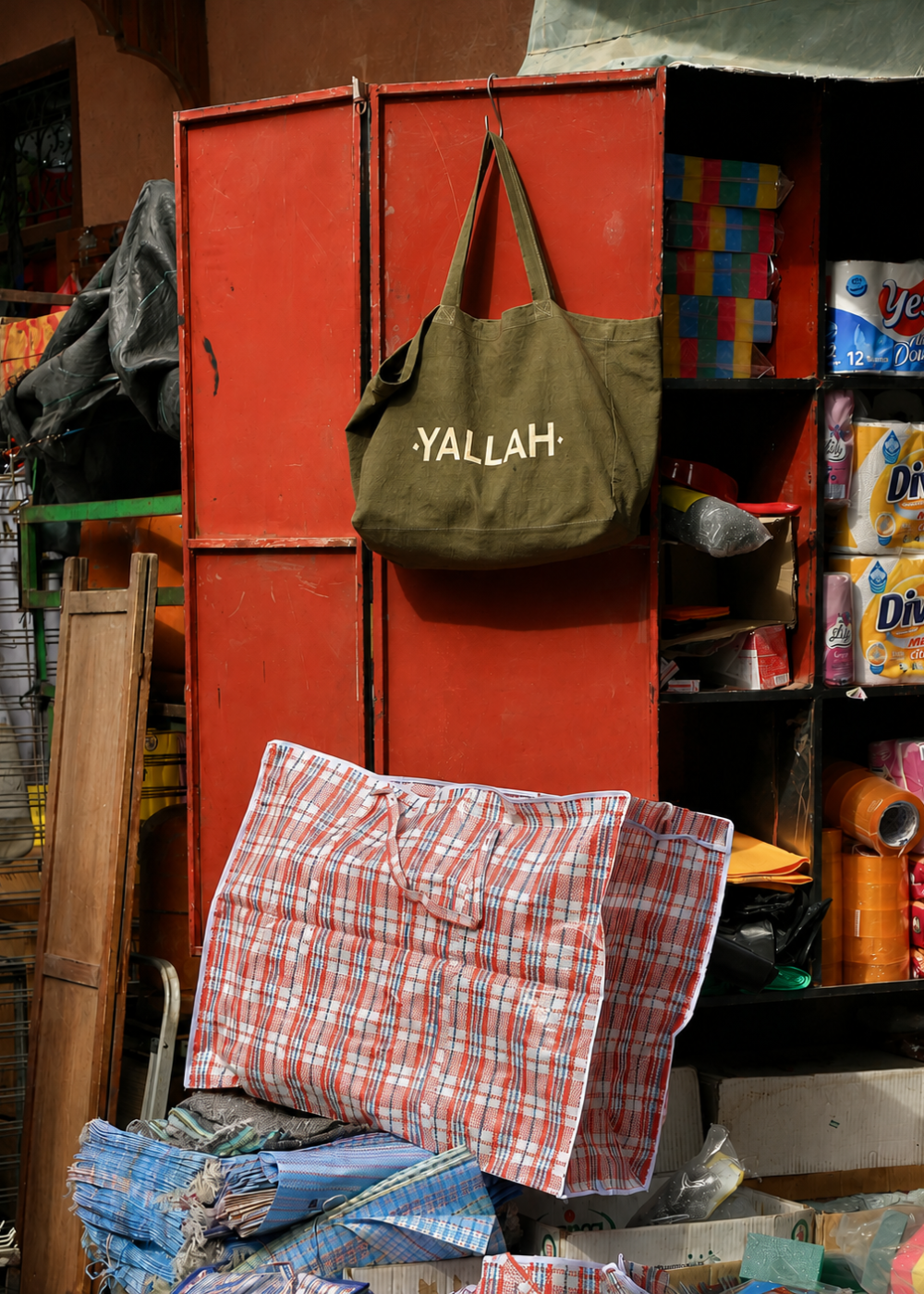 The Marrakchi shopping bag – Kaki – Yallah