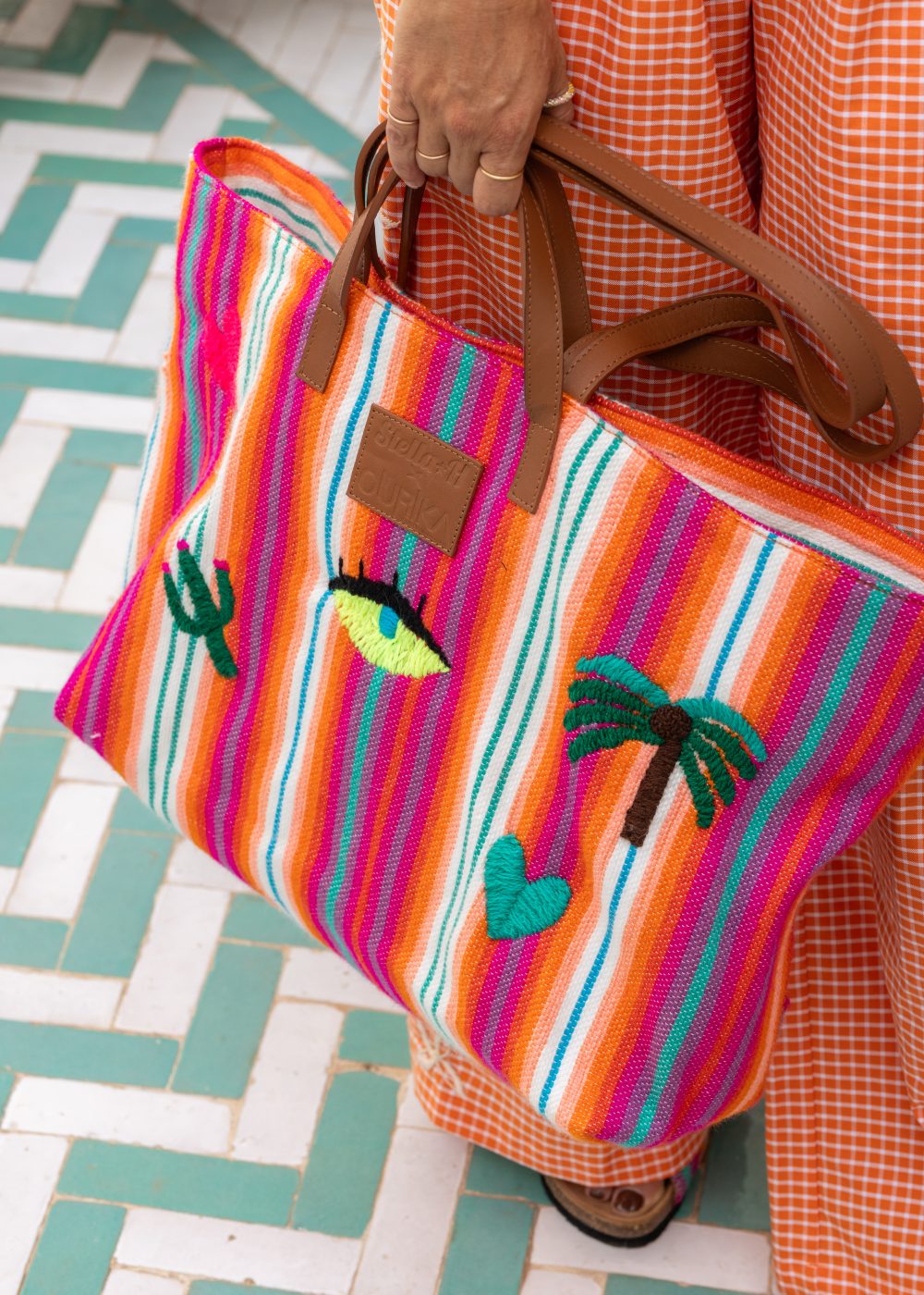 Tote bag OURIKA THE LABEL X STELLA H