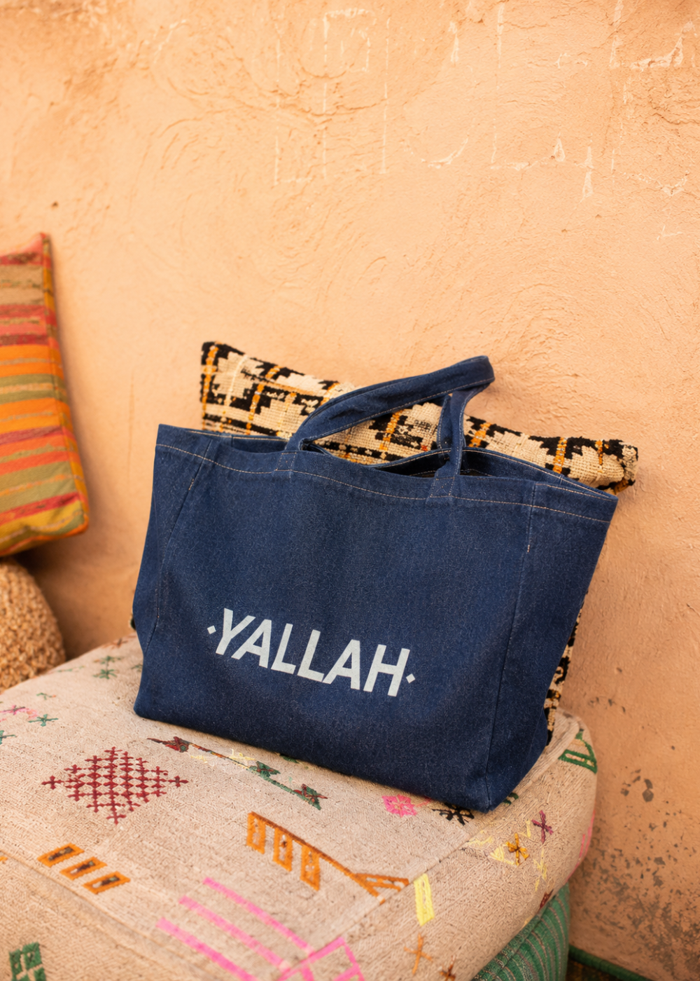 The Marrakchi shopping bag – Jeans – Yallah