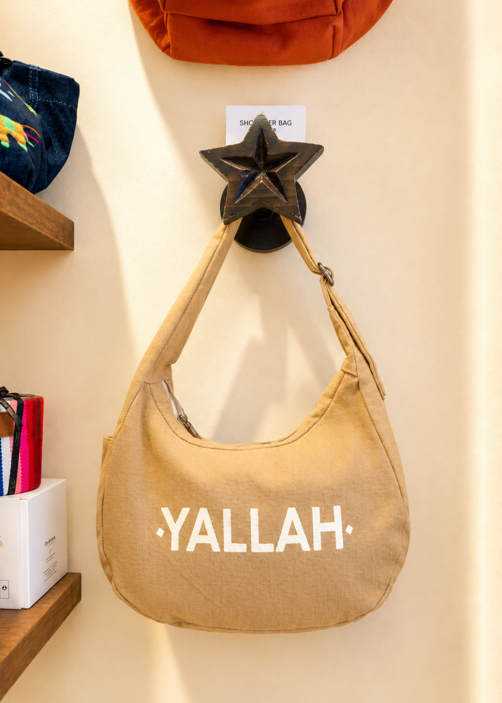 The Marrakchi shoulder bag – Beige – Yallah