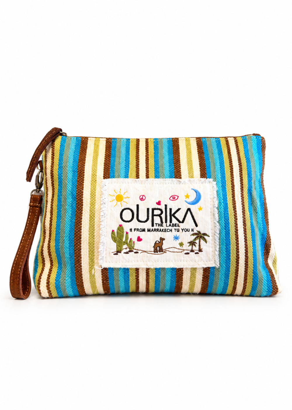 Oversized Haik clutch – Almond