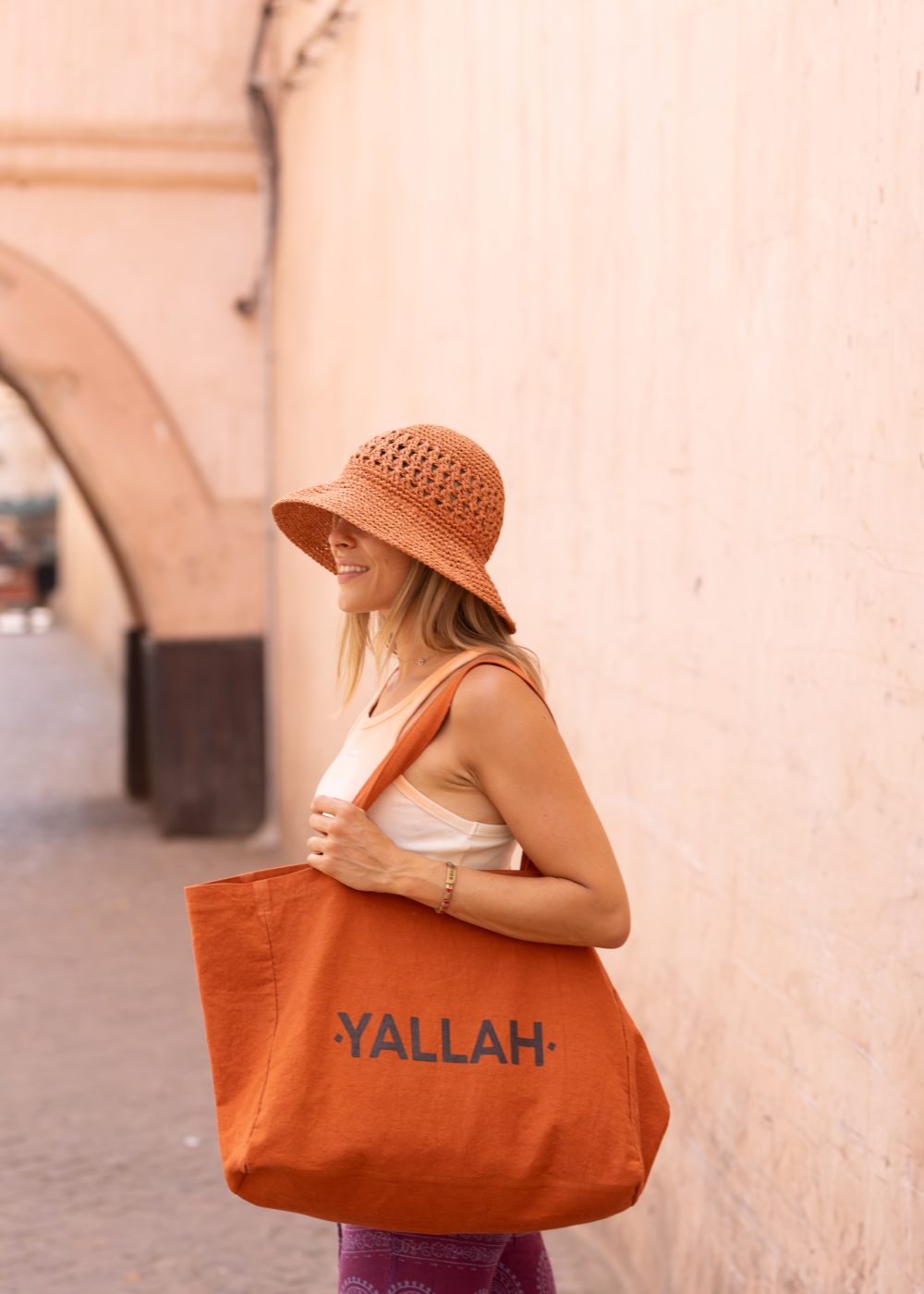 The Marrakchi shopping bag – Terracotta – Yallah