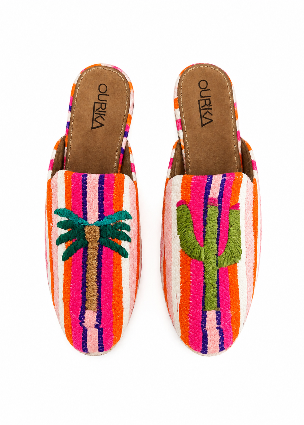 Embroidered mules Candy