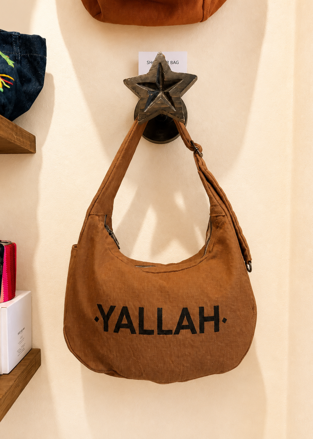 The Marrakchi shoulder bag – Brown – Yallah