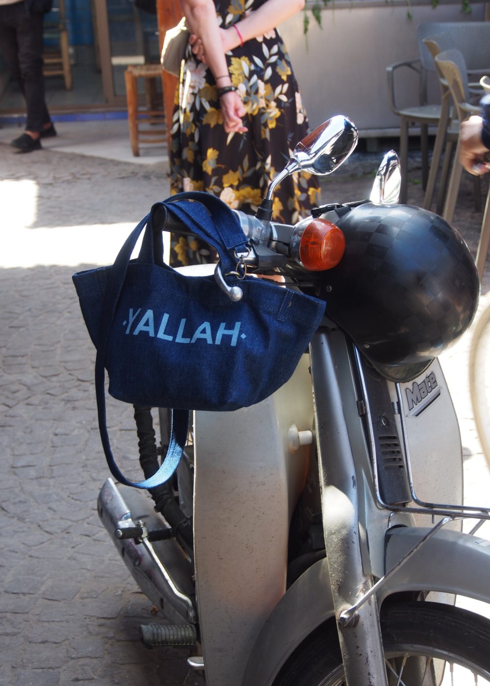 The mini Marrakchi shopping bag – Jeans – Yallah